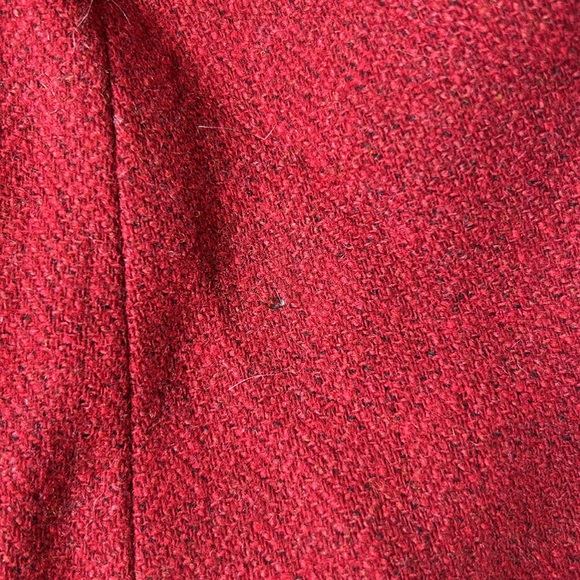 Pendleton Vintage Wool 2 Button Blazer Rich Red Business Jacket Holiday 16 USA - Picture 9 of 10